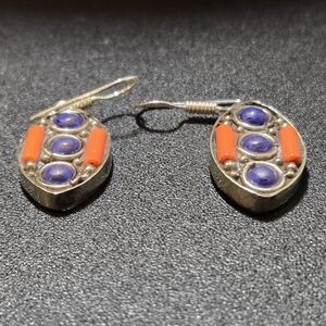 New Handmade Tibetan Silver Earrings